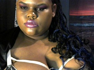 Fotky GoddessSymone Femdom Sessions Bossy BBW Ebony domme dominates you