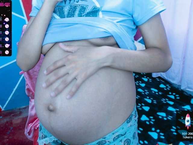 Fotky Milk-Kima hi guys, im new here with my belly❤ #new #latina #bigboobs #pregnant #teen #cum
