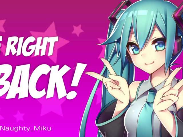 Vysílací screenshoty Naugthy-Miku
