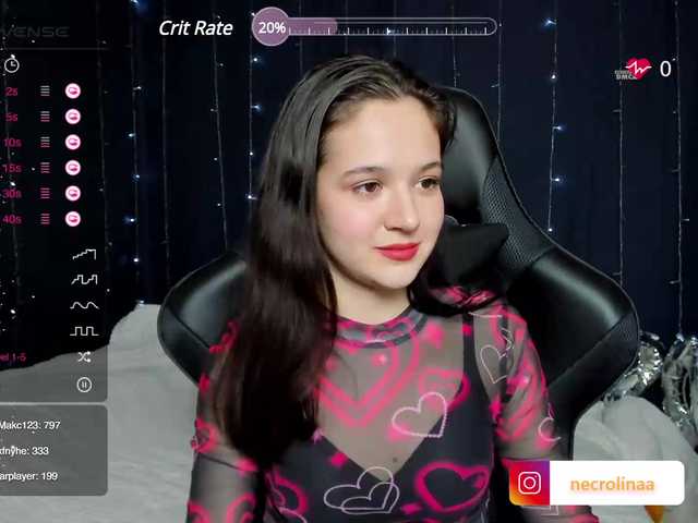 Vysílací screenshoty NecroLina